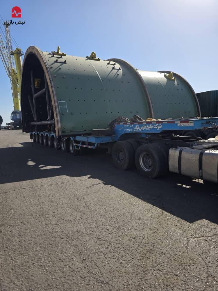 گامی تاریخی برای صنعت شرق کشور؛ تجهیزات کلیدی کارخانه کنسانتره فولاد خراسان رسید