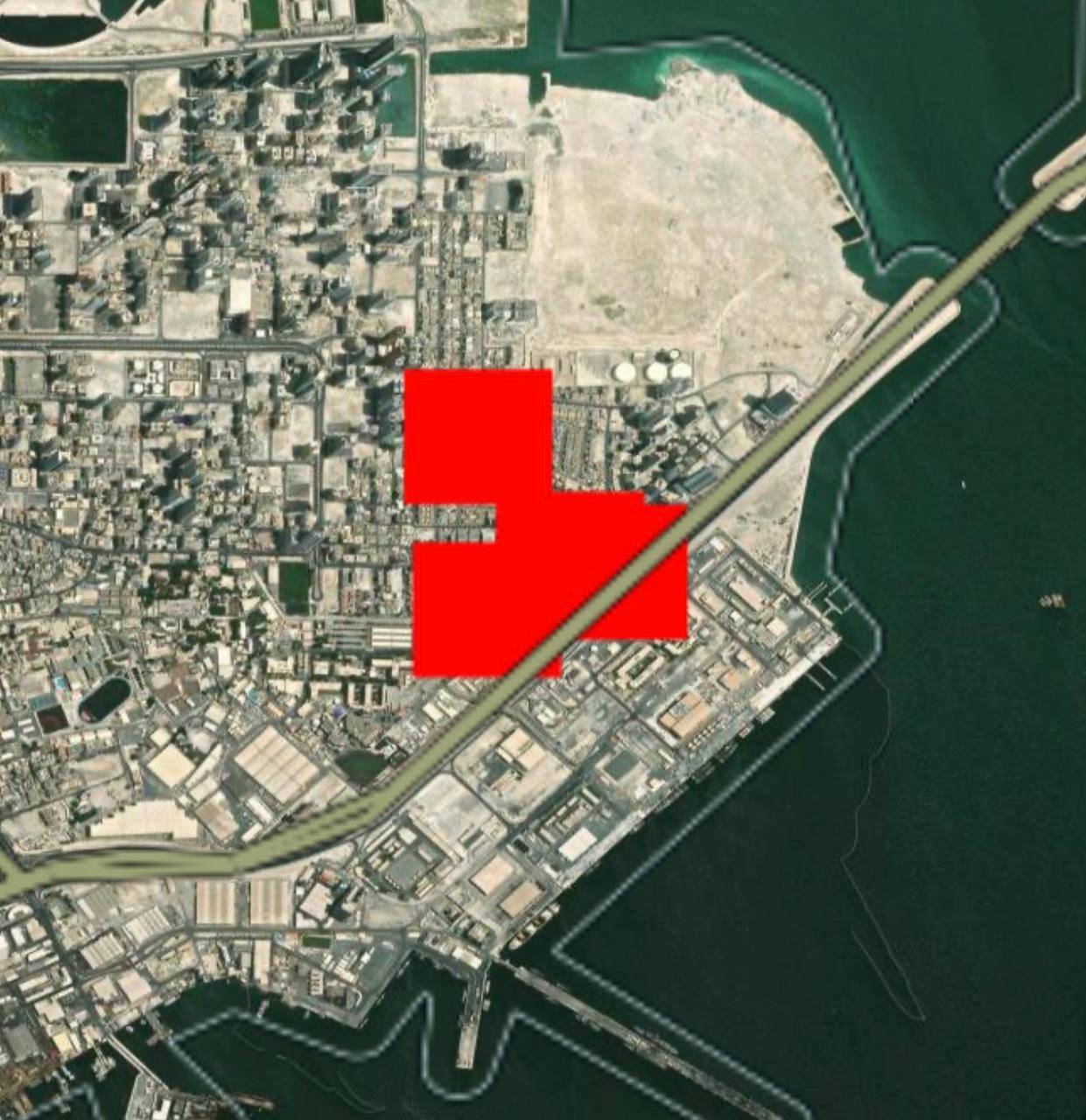 آتش‌سوزی وسیع در بحرین+نقشه