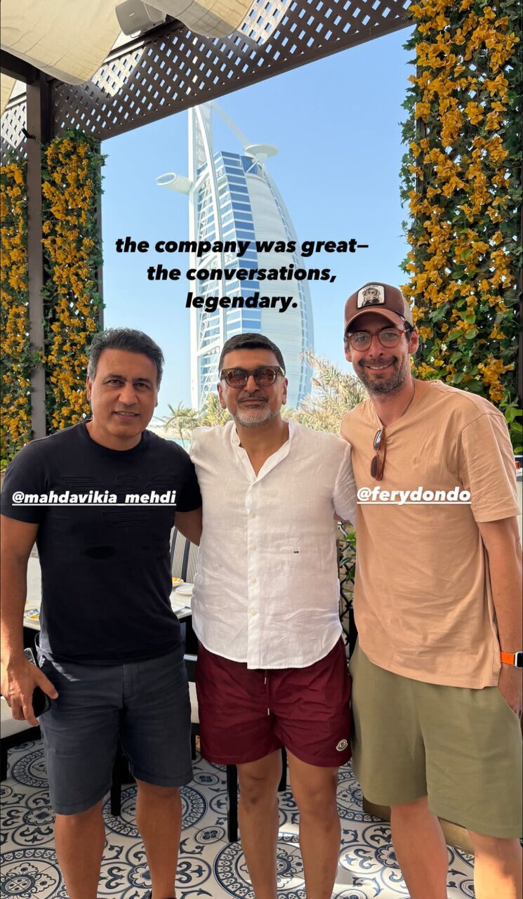 ببینید| ملاقات جذاب مهدی مهدوی‌کیا در امارات