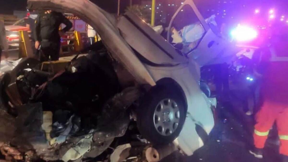 تصادف مرگبار در بزرگراه شهید بابایی / پژو ۲۰۶ لِه شد!