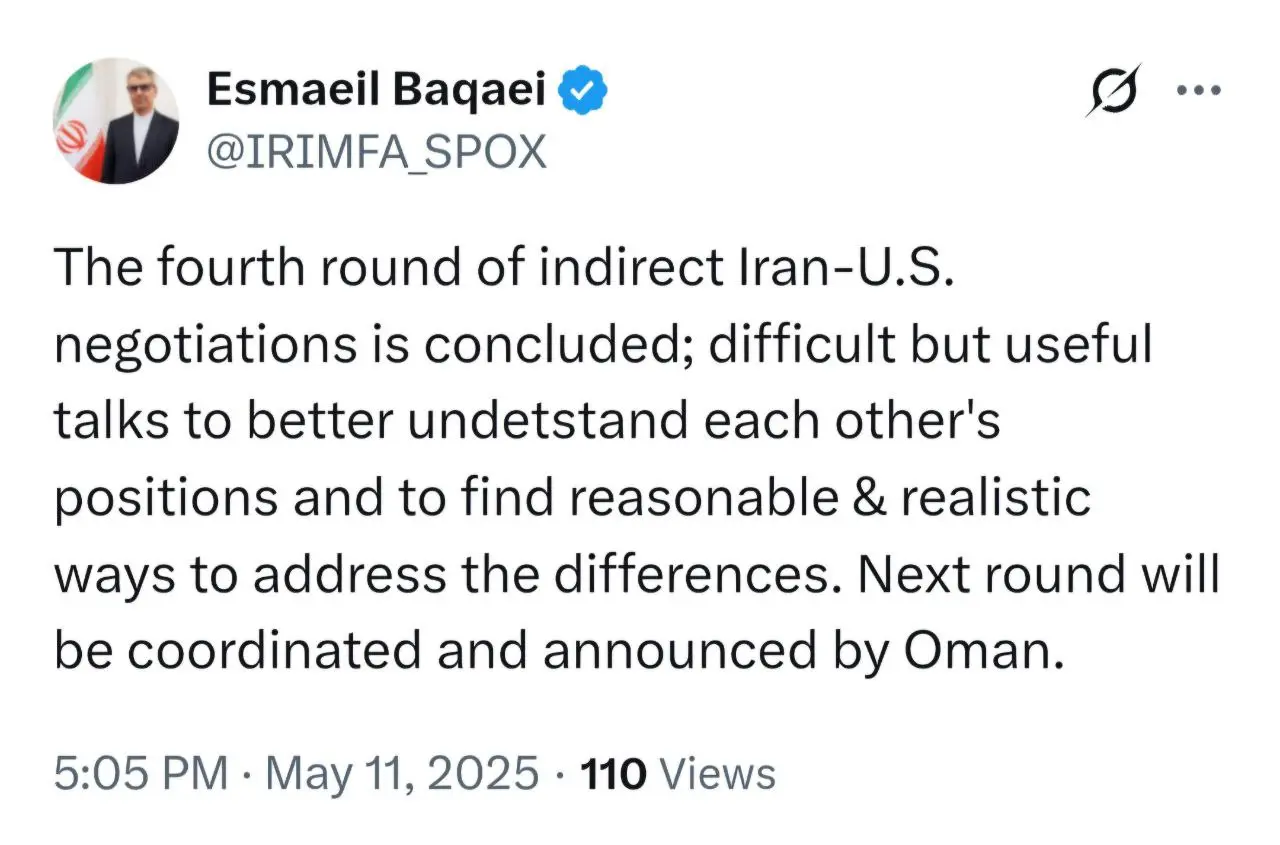 توئیت سخنگوی وزارت امور خارجه