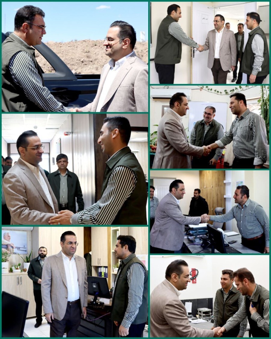 بازدید نوروزی مدیرعامل فولاد غدیر نیریز از خطوط تولید و برنامهریزی برای سال جدید بازدید نوروزی مدیرعامل فولاد غدیر نیریز از خطوط تولید و برنامهریزی برای سال جدید