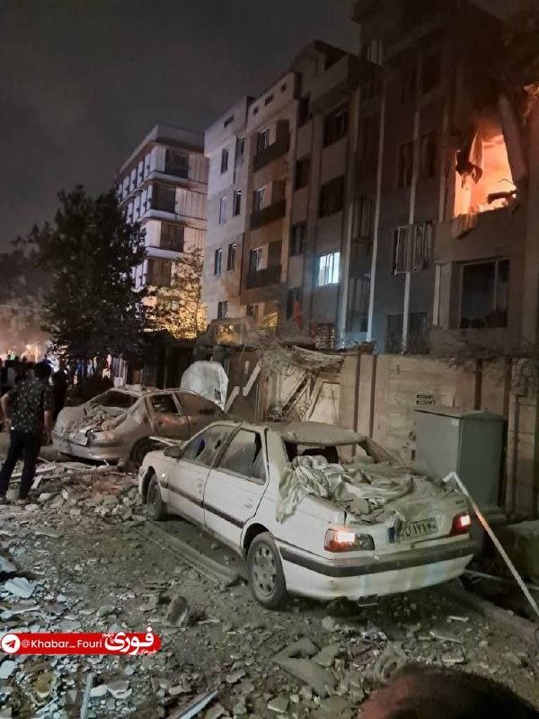 تصاویری از حمله اسرائیل به تهران