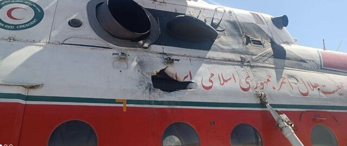 آسیب بالگرد هلال‌احمر در حمله اسرائیل + جزییات