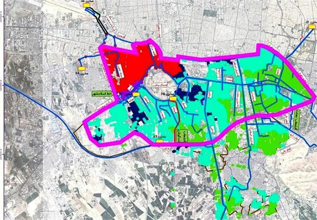 قطعی موقت و افت فشار آب در برخی مناطق تهران؛ از دوشنبه شب