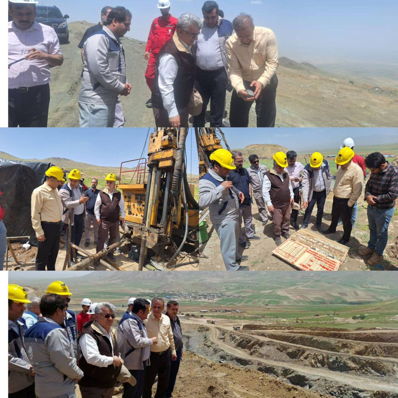 بازدید رئیس سازمان نظام مهندسی معدن ایران از معدن سنگآهن گلالی صبانور بازدید رئیس سازمان نظام مهندسی معدن ایران از معدن سنگآهن گلالی صبانور