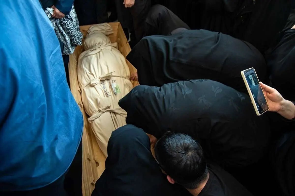 مراسم خاکسپاری احمد هاشمی رفسنجانی