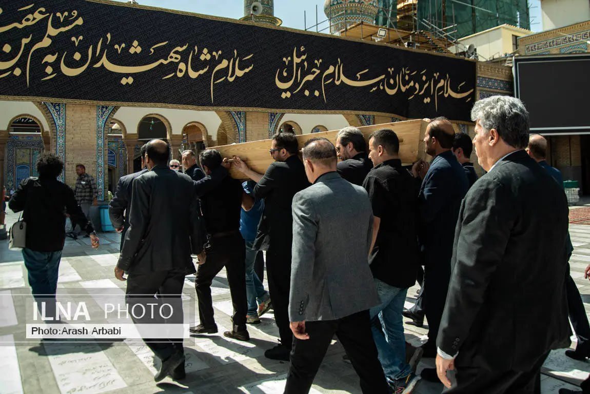 مراسم خاکسپاری احمد هاشمی رفسنجانی