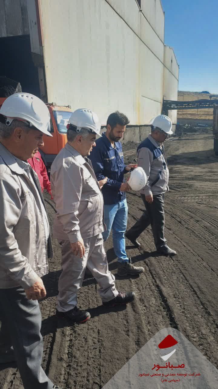 بازدید مدیرعامل صبانور از معدن شهرک در بیجار
