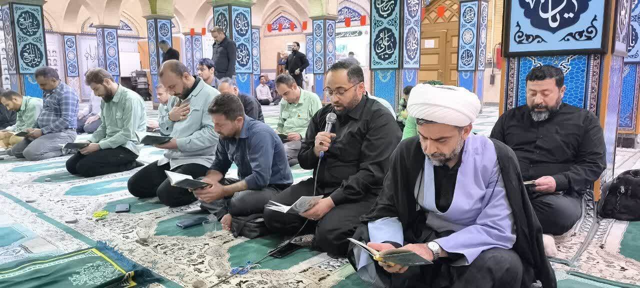 مجلس‌ قرائت زیارت عاشورا و ذکر مصیبت اهل‌بیت (ع) در فولاد خوزستان برگزار شد