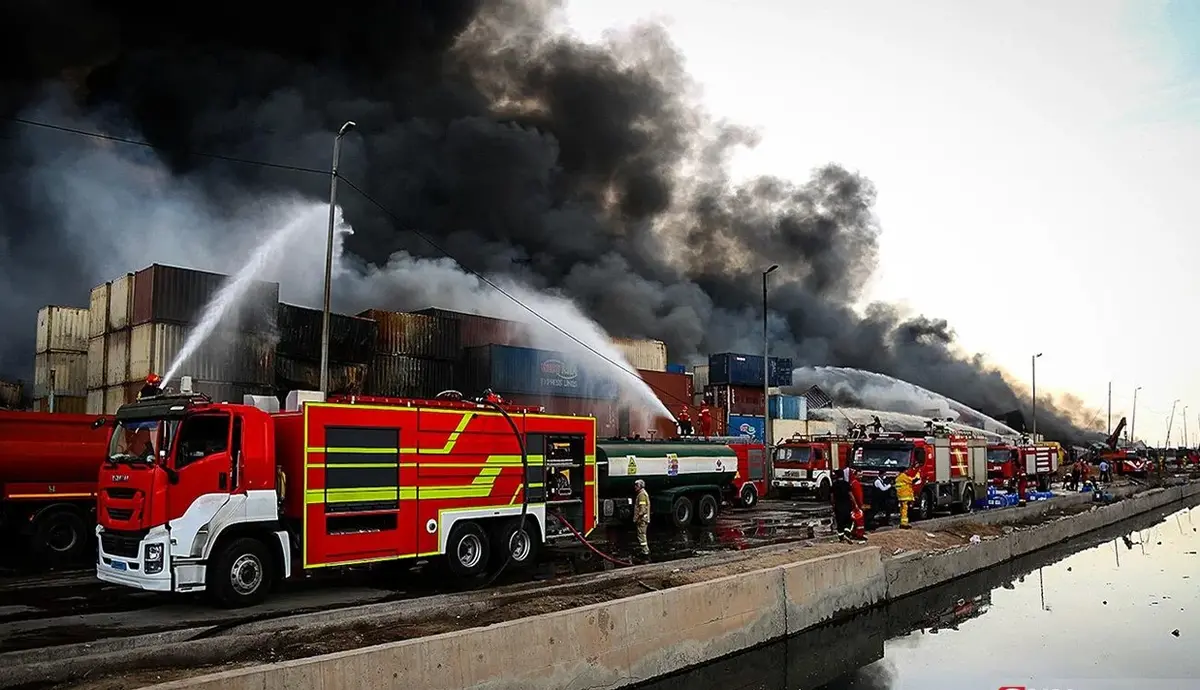 آخرین وضعیت پرداخت خسارت به خودروها و کانتینرهای بندر رجایی