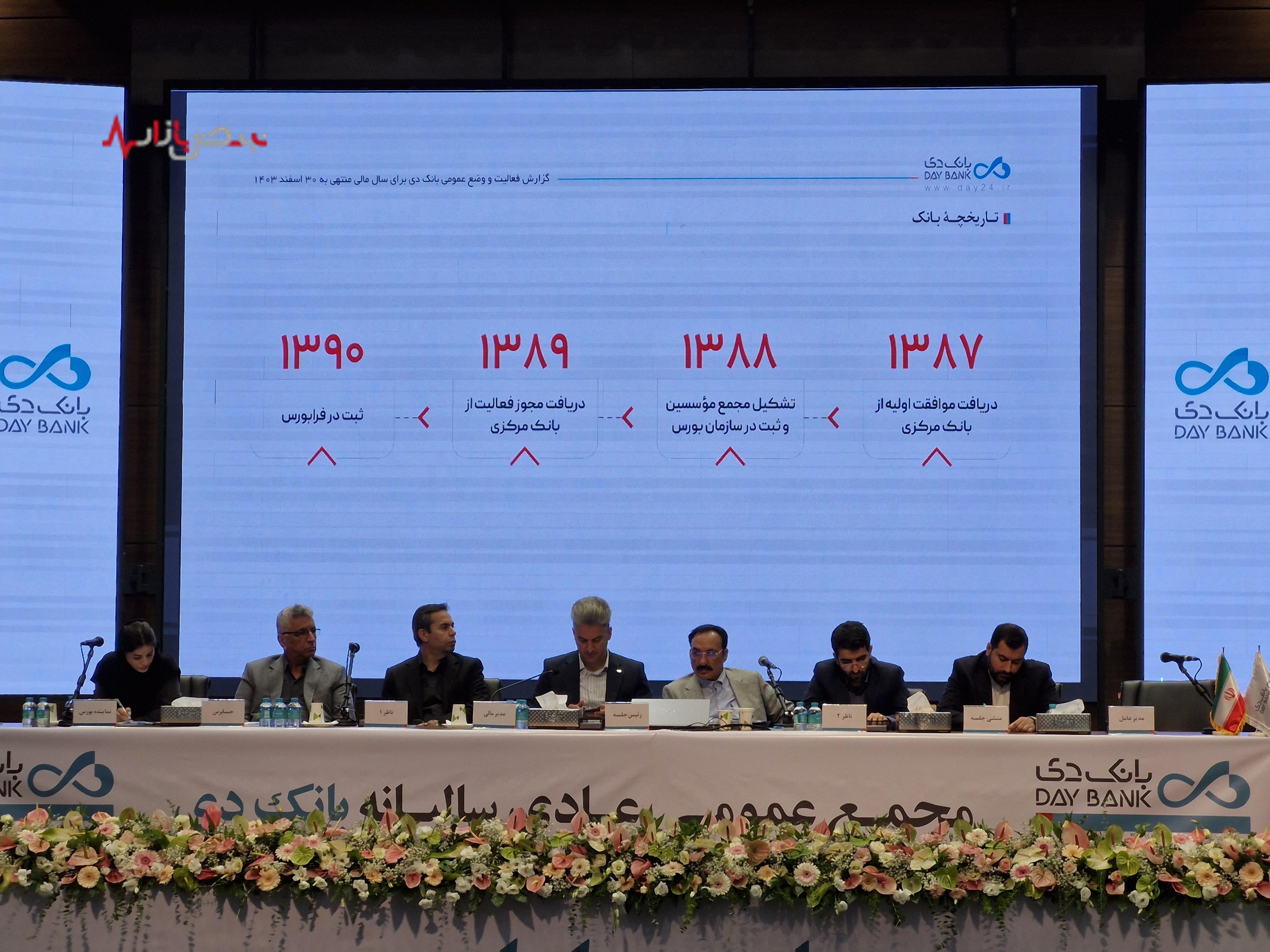 در مجمع بانک دی چه گذشت؟ / گلایه سهامداران از وضعیت سهم شرکت و ناتوانی در فروش املاک