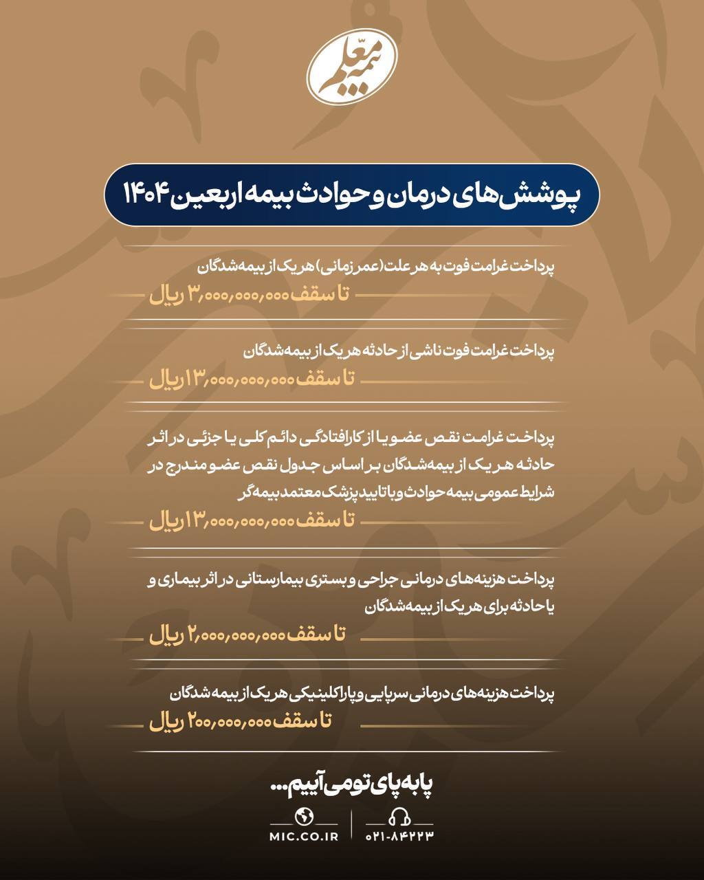 اینفوگرافی / بیمه معلم، بیمه‌گر زائران اربعین حسینی