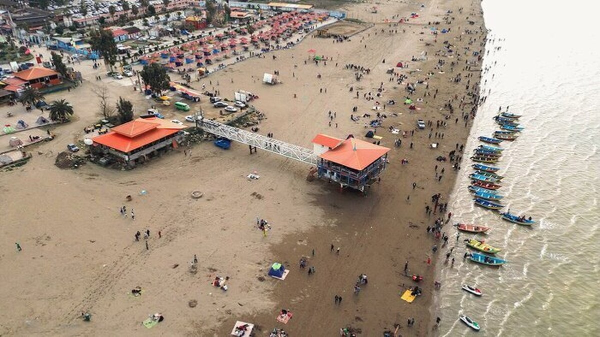 کاهش سطح آب دریای خزر به نقطه خطرناک نزدیک شد