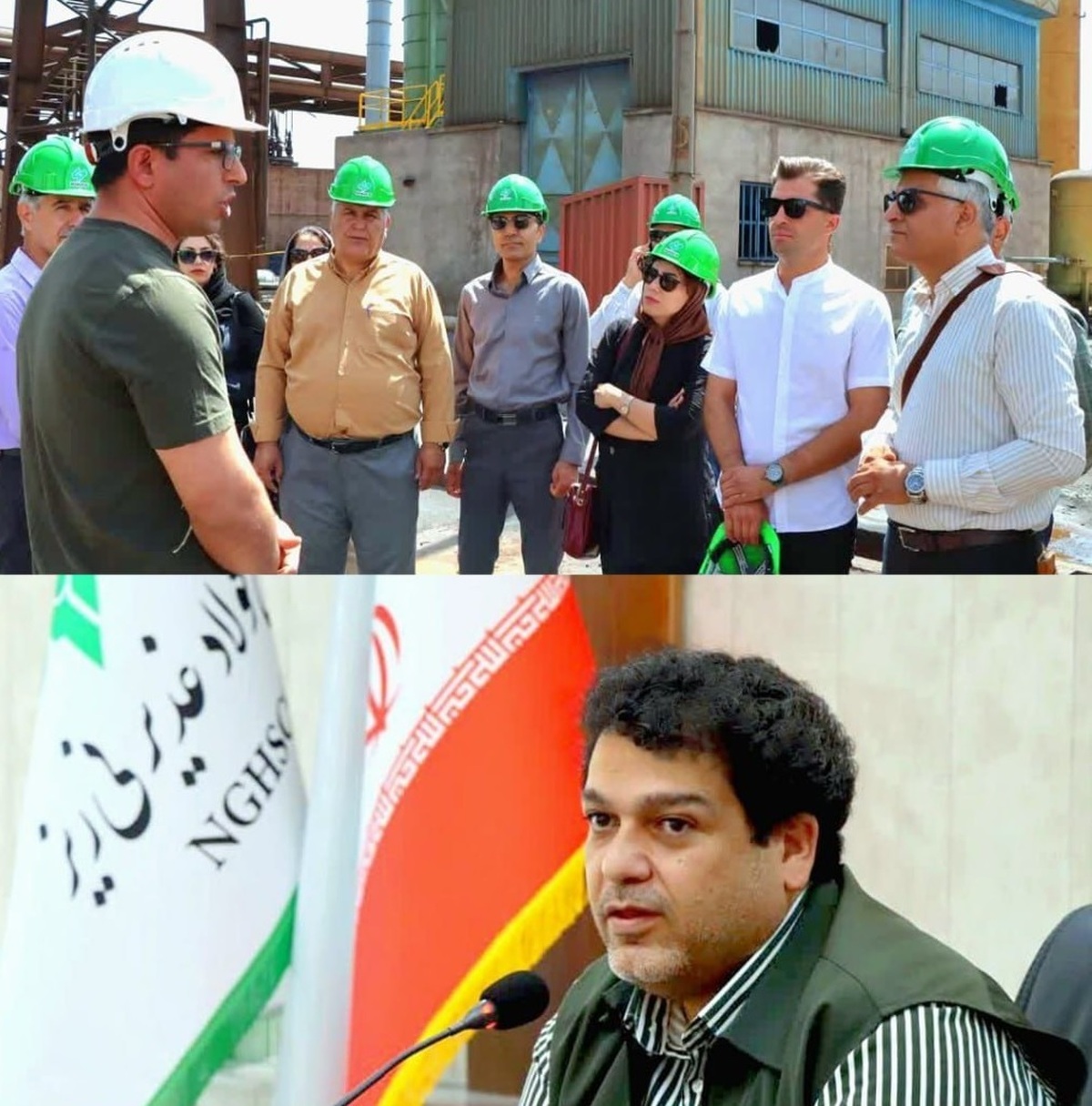 بازدید مهندسان سازمان نظام مهندسی از فولاد غدیر نی‌ریز