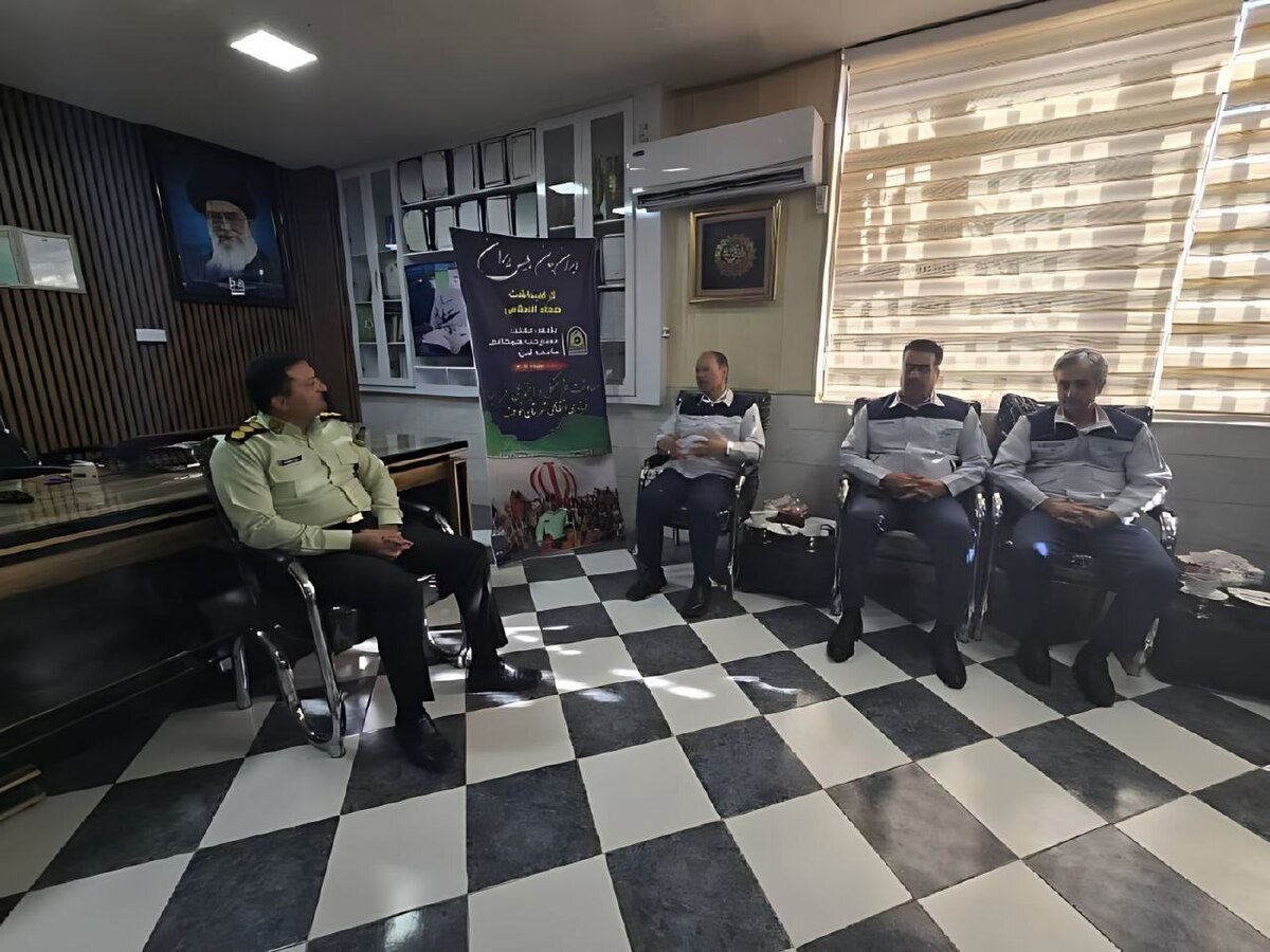 تجلیل فولاد سنگان از مدافعان امنیت؛ دیدار صمیمی با فرماندهی انتظامی شهرستان خواف