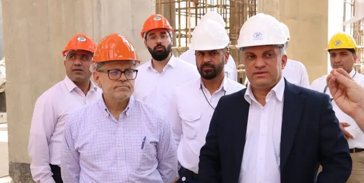 بازدید نمایندگان صندوق توسعه ملی و بانک صادرات از روند اجرایی پروژه پتروشیمی سیراف انرژی