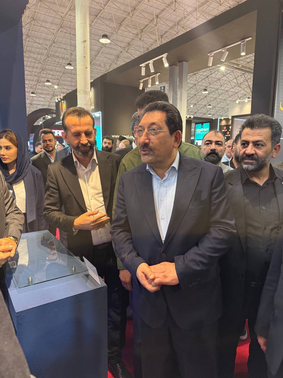 بازدید وزیر صمت از غرفه چادرملو در متافو تبریز