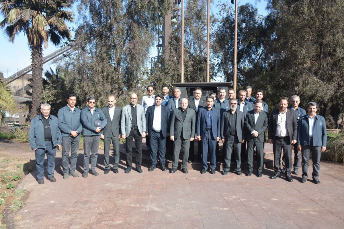 بازدید مدیران گروه سرمایه گذاری غدیر  از شرکت آهن و فولاد غدیر ایرانیان