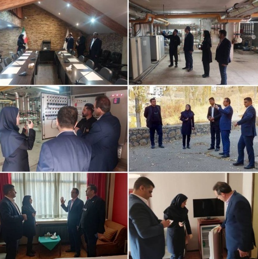 بازدید تیم نظارت از گروه هتل‌های دماوند با هدف ارزیابی وضعیت و برنامه‌ریزی نوسازی