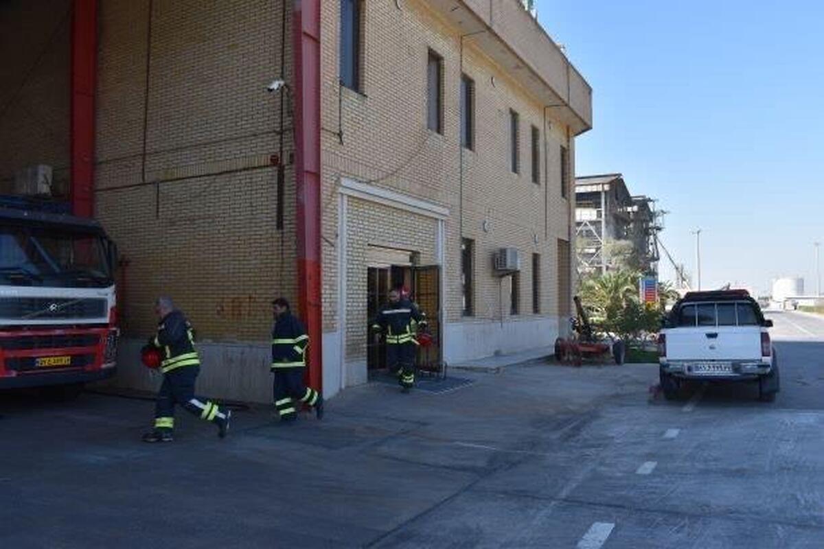 مانور نشت مواد سمی و قابل اشتعال از راکتور ۲۱۰۱واحد اسید استیک در پتروشیمی فن آوران برگزار شد