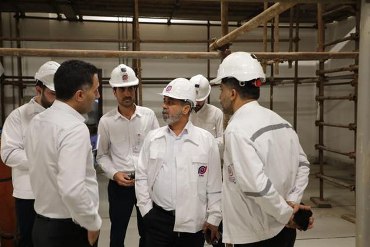 بازدید دولتی زاده از روند پیشرفت پروژه آفسایت پارک استایرن