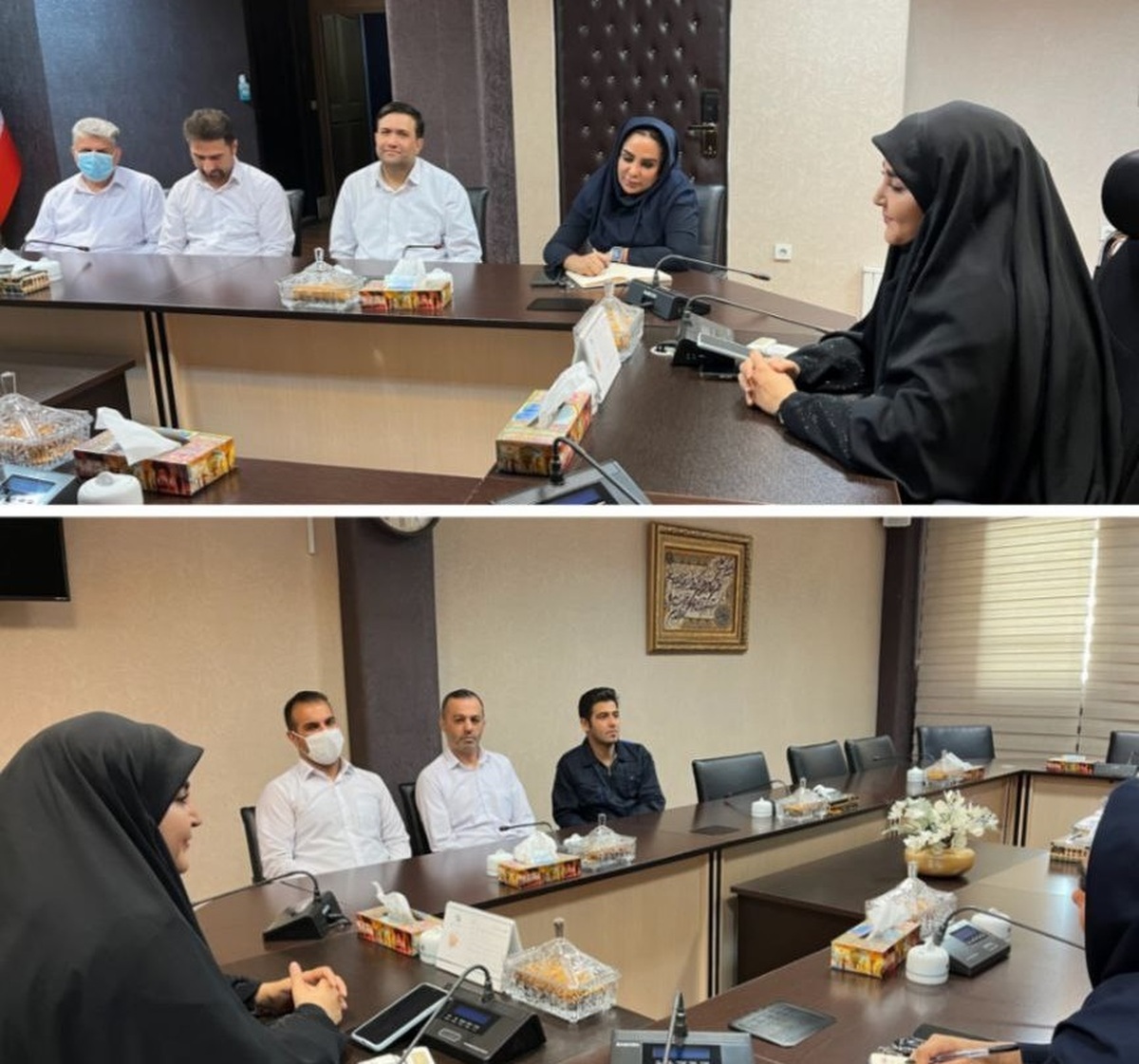 دیدار صمیمانه مدیرعامل گروه هتل‌های ایرانگردی و جهانگردی با کارکنان بخش تشریفات و پذیرایی