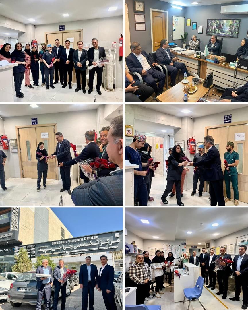 تجلیل بانک ایران زمین از کادر پرستاری بیمارستان های شیراز تجلیل بانک ایران زمین از کادر پرستاری بیمارستان های شیراز