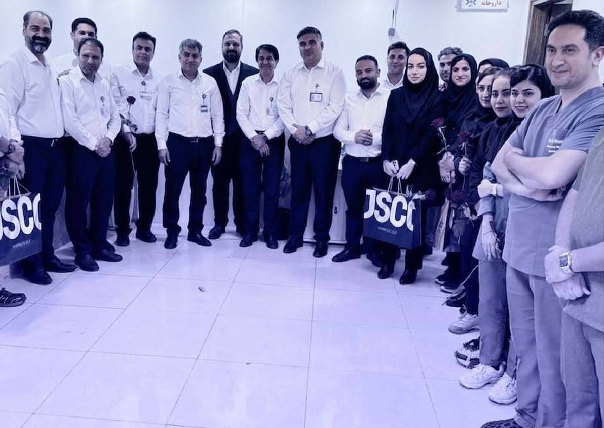 تجلیل از پرستاران درمانگاه مجتمع پتروشیمی جم توسط شرکت جم صنعتکاران