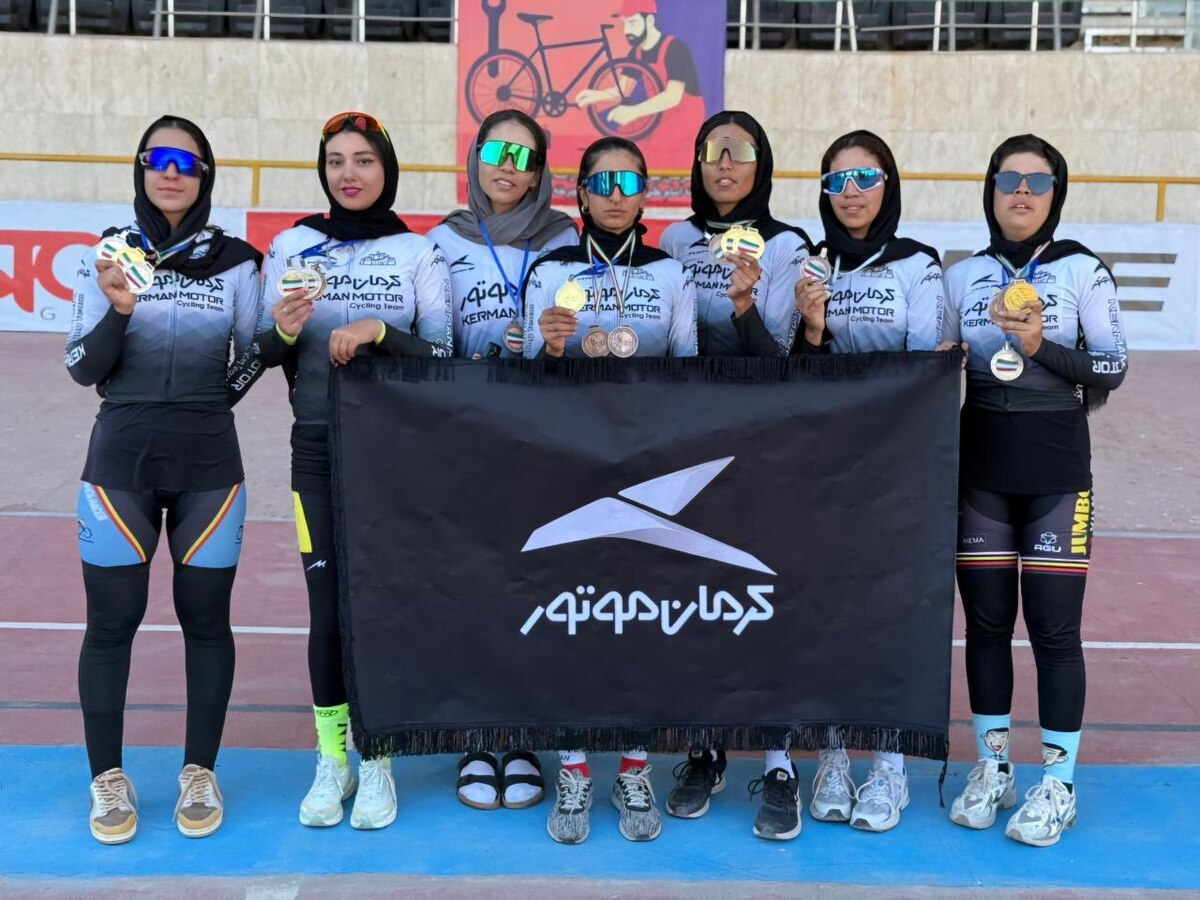 قهرمانی و رکوردشکنی برای بانوان دوچرخه سوار کرمان موتور