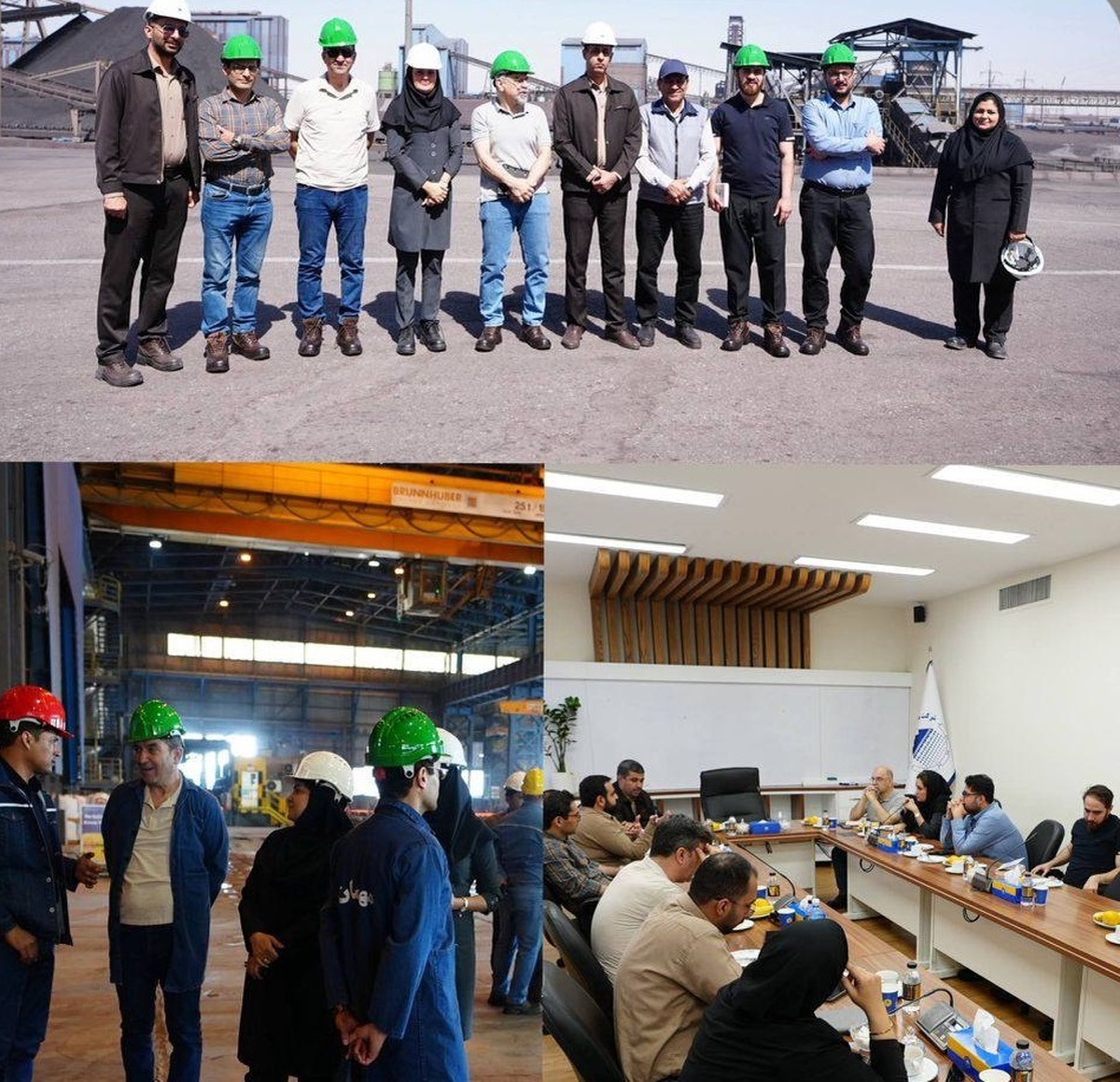 بازدید کمیته HSE&S چادرملو از واحدهای تولیدی مجتمع صنعتی 