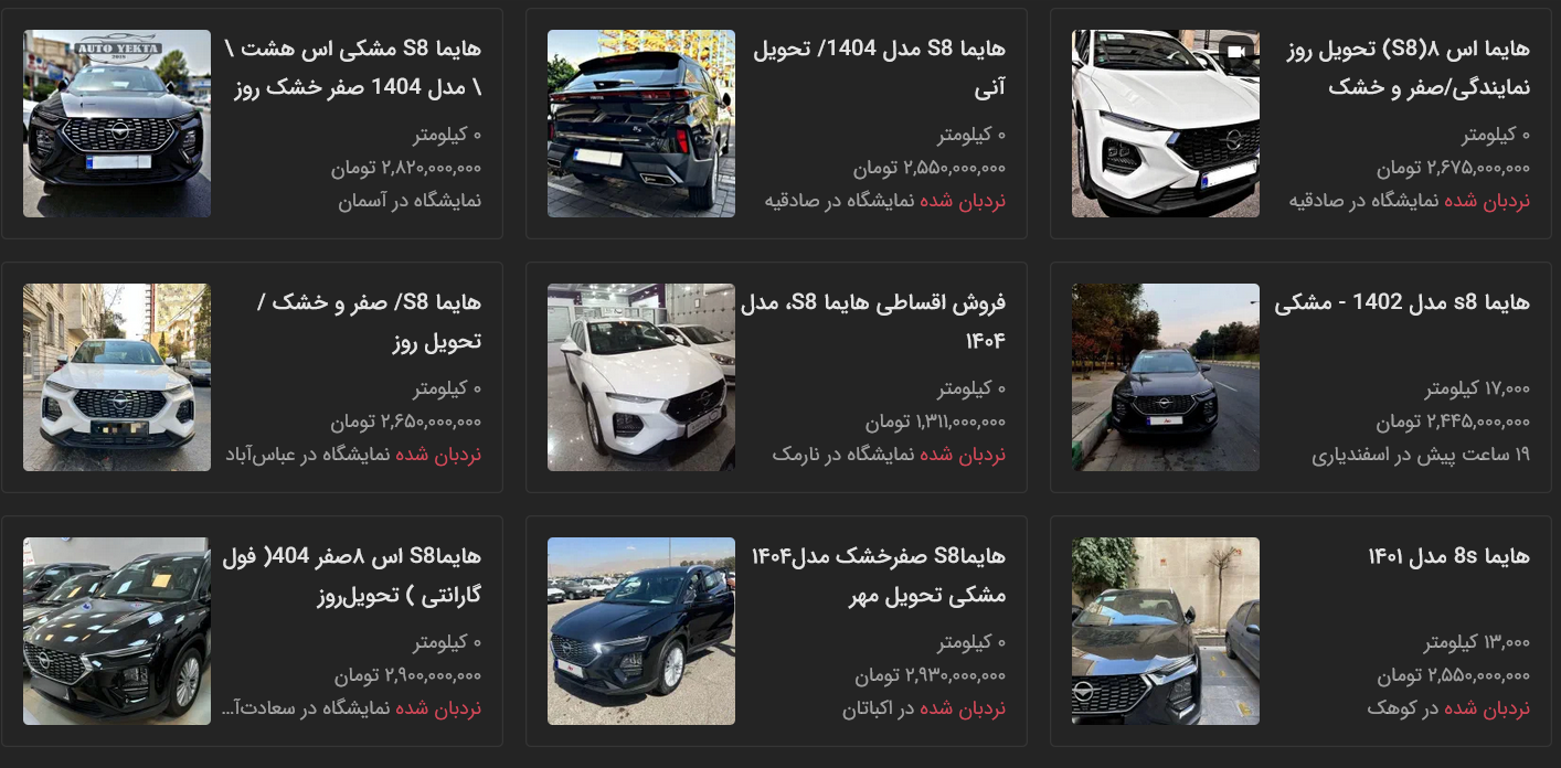 برنامه فروش ایران خودرو چقدر با واقعیت فاصله دارد؟ /فاصله قیمتی ۵۰۰ میلیونی هایما در بازار