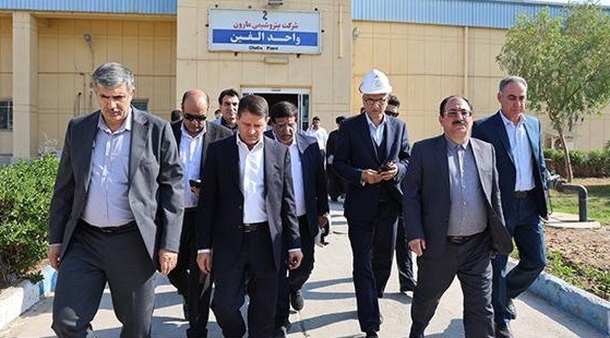 حضور فراکسیون نظارت بر صنعت نفت، گاز و پتروشیمی مجلس در پتروشیمی مارون
