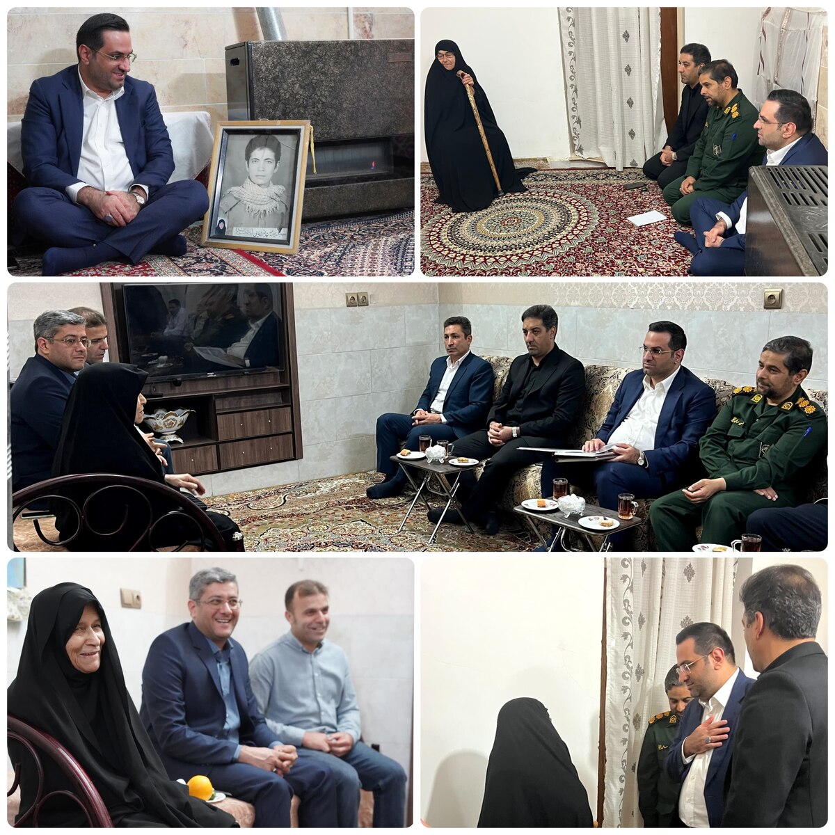 دیدار مدیرعامل شرکت فولاد آلیاژی ایران با مادران شهدای اشکذر