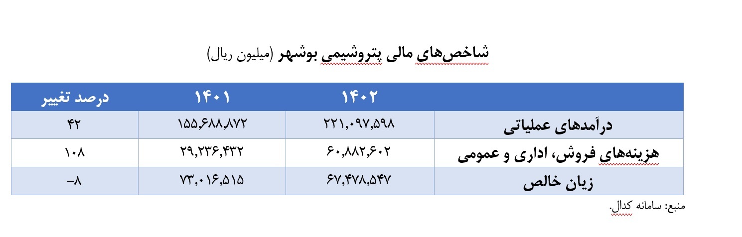 پتروشیمی بوشهر؛ صادرکننده میلیاردی با گزارش مالی صفر