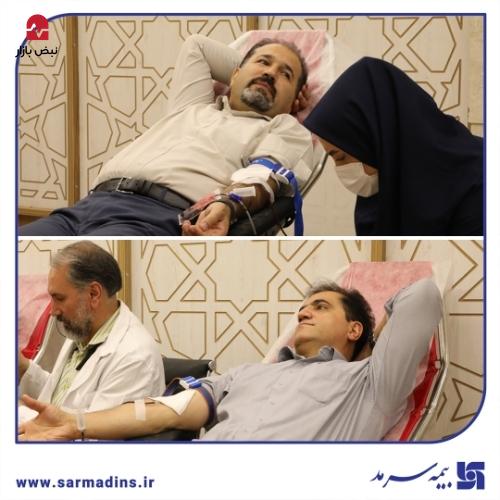 پرسنل بیمه سرمد دست به دست هم دادند تا زندگی ببخشند