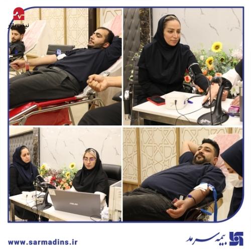 پرسنل بیمه سرمد دست به دست هم دادند تا زندگی ببخشند