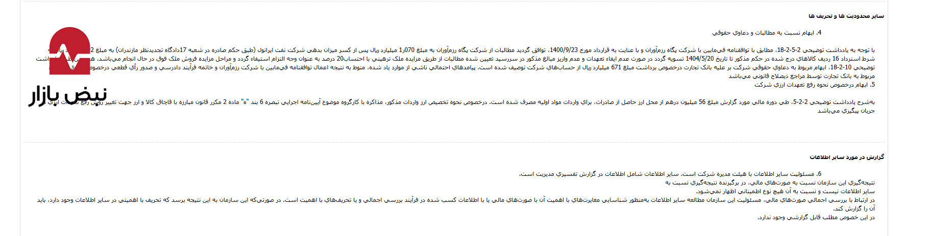 ابهام‌های حقوقی در صورت‌های مالی «ایرانول»؛ از کلاف سردرگم مطالبات تا اشتباهات حاکمیت شرکتی