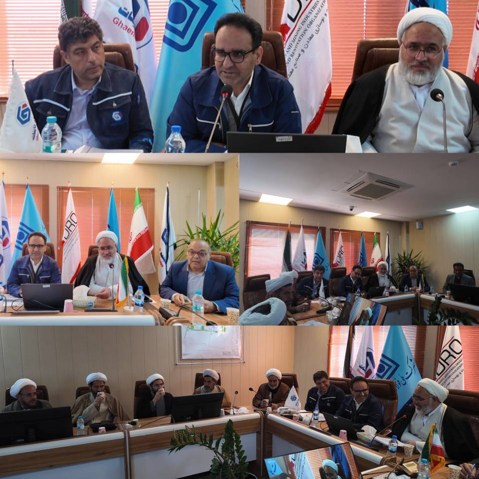 دیدار امام جمعه محترم شهر خضری دشت‌بیاض و بخشدار نیمبلوک با مدیران مجتمع فولاد قاینات