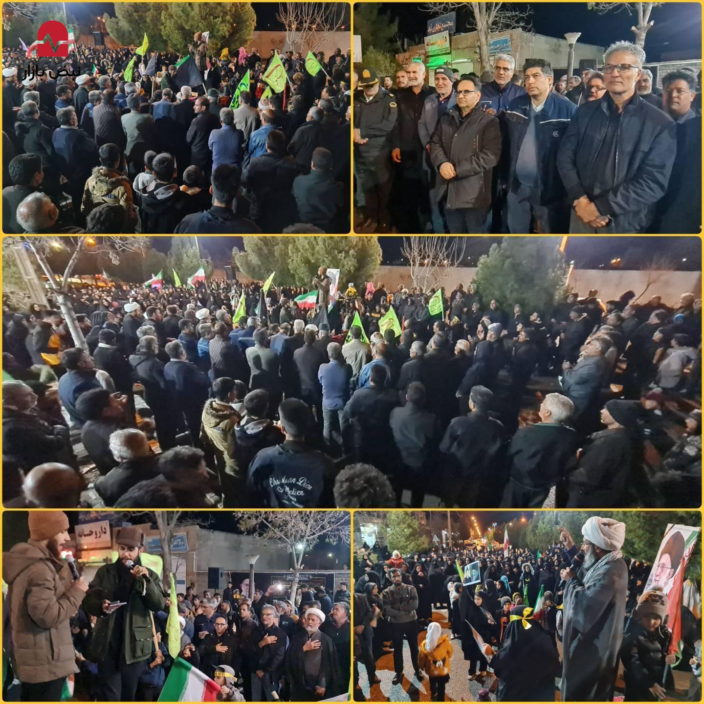 حضور مدیر مجتمع فولاد قائنات در شهر نیمبلوک