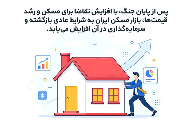 بازار مسکن ایران در شرایط جنگی