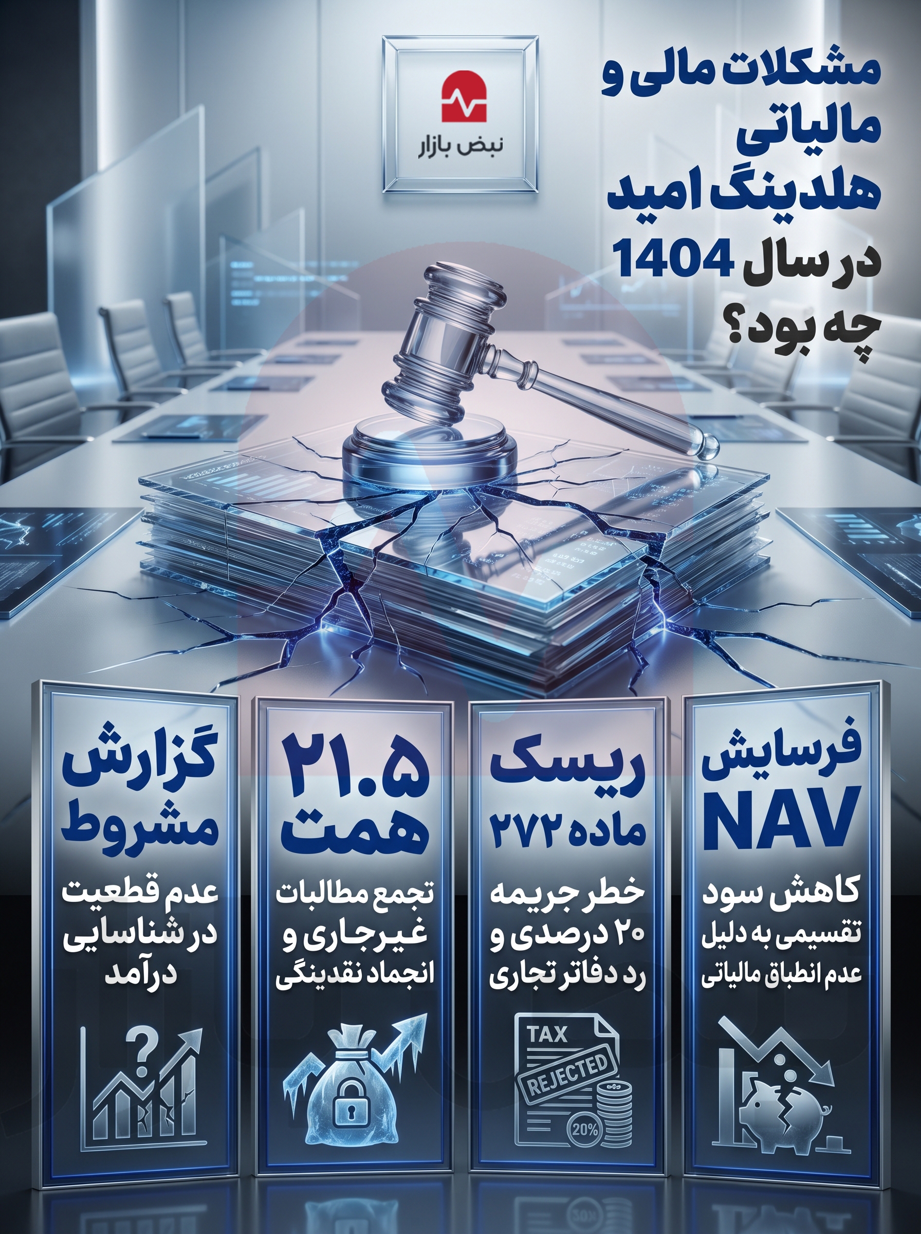 مشکلات مالی، مالیاتی هلدینگ امید در ۱۴۰۴ چه بود؟ +اینفوگرافیک