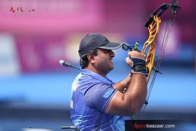 رمضان بیابانی مدال نقره تیر و کمان