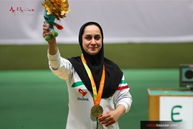 ساره جوانمردی مدال طلای تپانچه ده متر