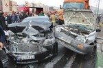 تصاویری از خودرو‌های خارجی در تصادفات مرگبار جاده‌ای