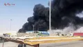 آتش‌سوزی در مخازن سوخت منطقه اقتصادی ‌دوغارون+فیلم