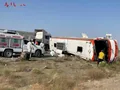تصادف مرگبار اتوبوس زائران ایرانی در جنوب بغداد/ ۱۷ کشته و مصدوم بر جای گذاشت